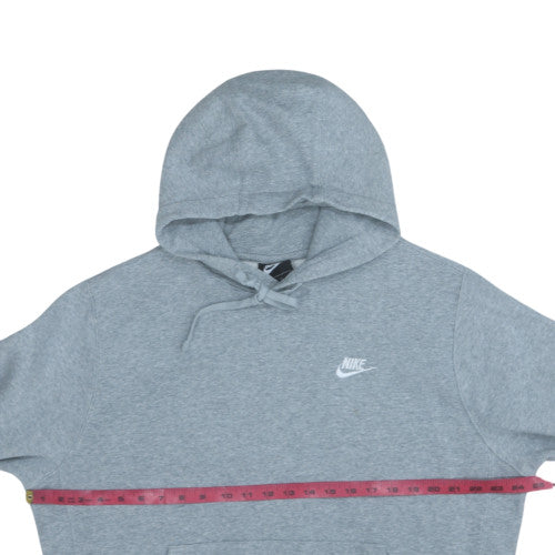 Nike Women’s Grey Pullover Hoodie Medium Cotton Blend Casual