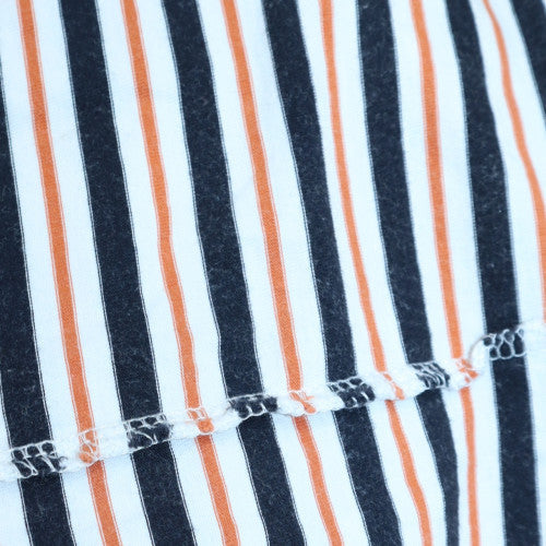 Fred Perry Men's Multicoloured Striped Cotton Crew Neck T-Shirt M