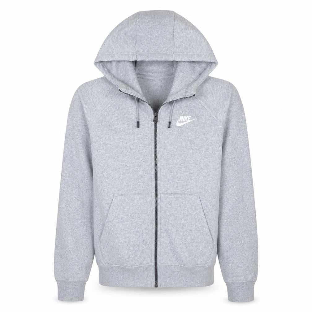 Nike Men's Grey Full Zip Hoodie Sweatshirt Size S Regular Fit