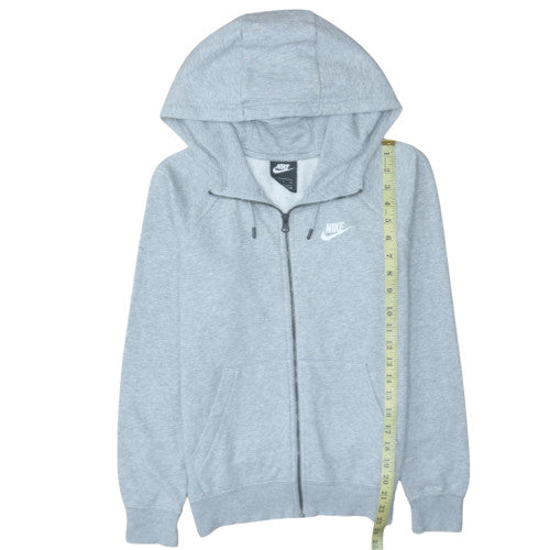 Nike Men's Grey Full Zip Hoodie Sweatshirt Size S Regular Fit
