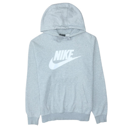 Nike Men's Grey Pullover Hoodie M Regular Fit Sportswear