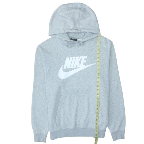 Nike Men's Grey Pullover Hoodie M Regular Fit Sportswear