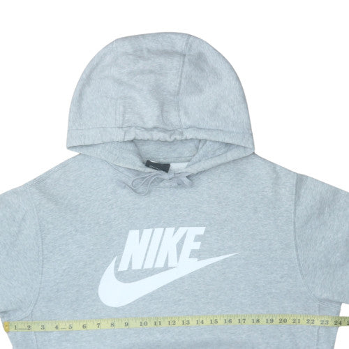Nike Men's Grey Pullover Hoodie M Regular Fit Sportswear