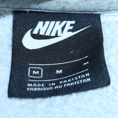 Nike Men's Grey Pullover Hoodie M Regular Fit Sportswear