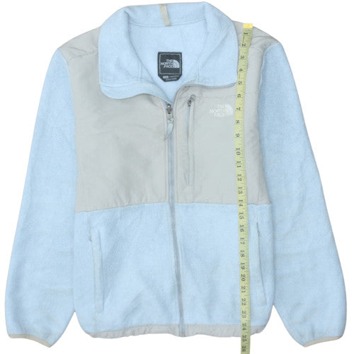 The North Face Women's Blue Fleece Full Zip Outdoor Jacket Size L
