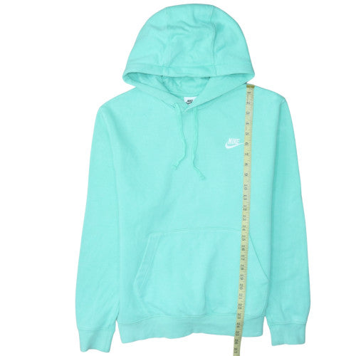 Nike Women’s Mint Green Pullover Hoodie Size M Cotton Blend