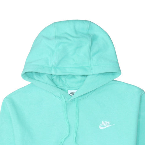 Nike Women’s Mint Green Pullover Hoodie Size M Cotton Blend