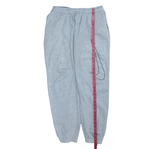 Nike Men's Grey Large Jogger Sweatpants Elastic Waist Lounge