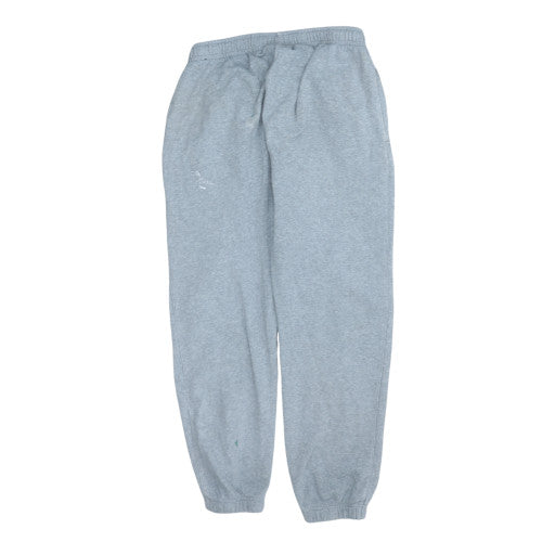 Nike Men's Grey Large Jogger Sweatpants Elastic Waist Lounge