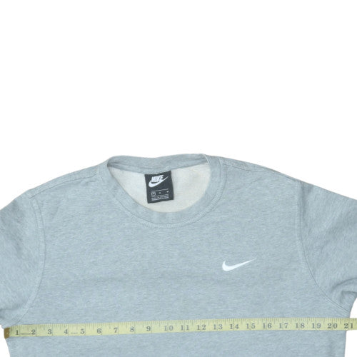 Nike Men's Grey Crew Neck Cotton Pullover Sweatshirt M