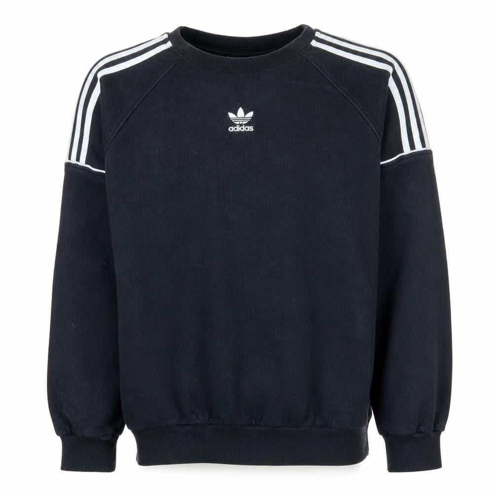 Adidas Men's Black Crew Neck Pullover Sweatshirt Size M