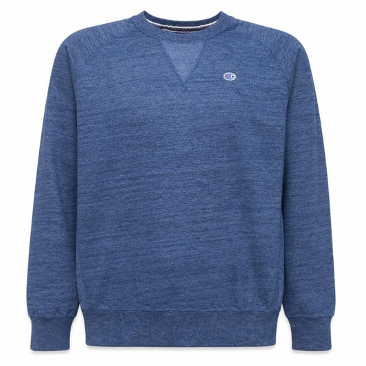 Champion Men's Blue Pullover Sweatshirt Large Crew Neck Sportswear