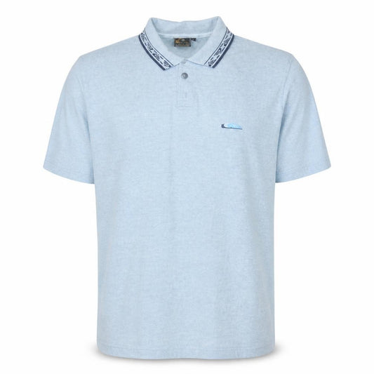 Quiksilver Men's Light Grey Short Sleeve Polo Shirt Size L Classic Fit