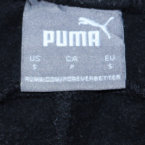Puma Men's Black Jogger Sweatpants S Regular Fleece Activewear