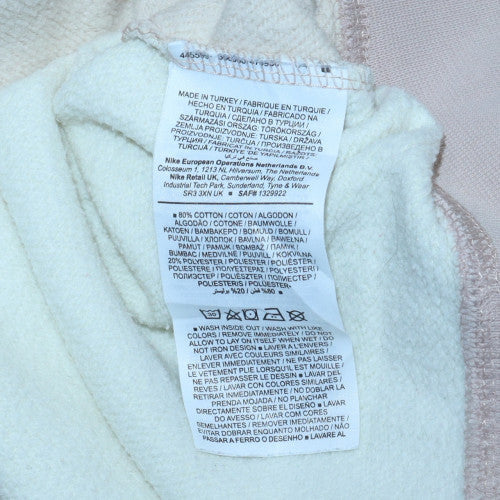 Nike Women Beige 1/4 Zip Pullover Sweatshirt XS Loose Fit