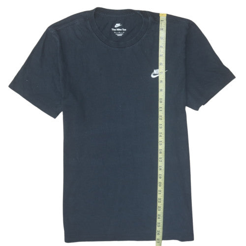 Nike Men's Black Short Sleeve Cotton Logo T-Shirt Medium