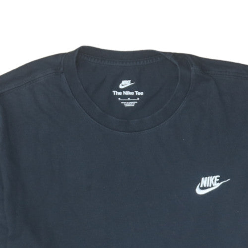 Nike Men's Black Short Sleeve Cotton Logo T-Shirt Medium
