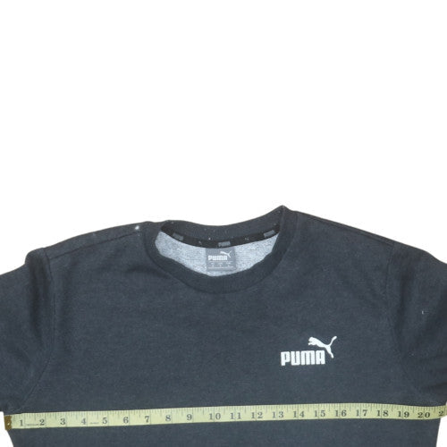 Puma Men's Black Crew Neck Pullover Sweatshirt Size S