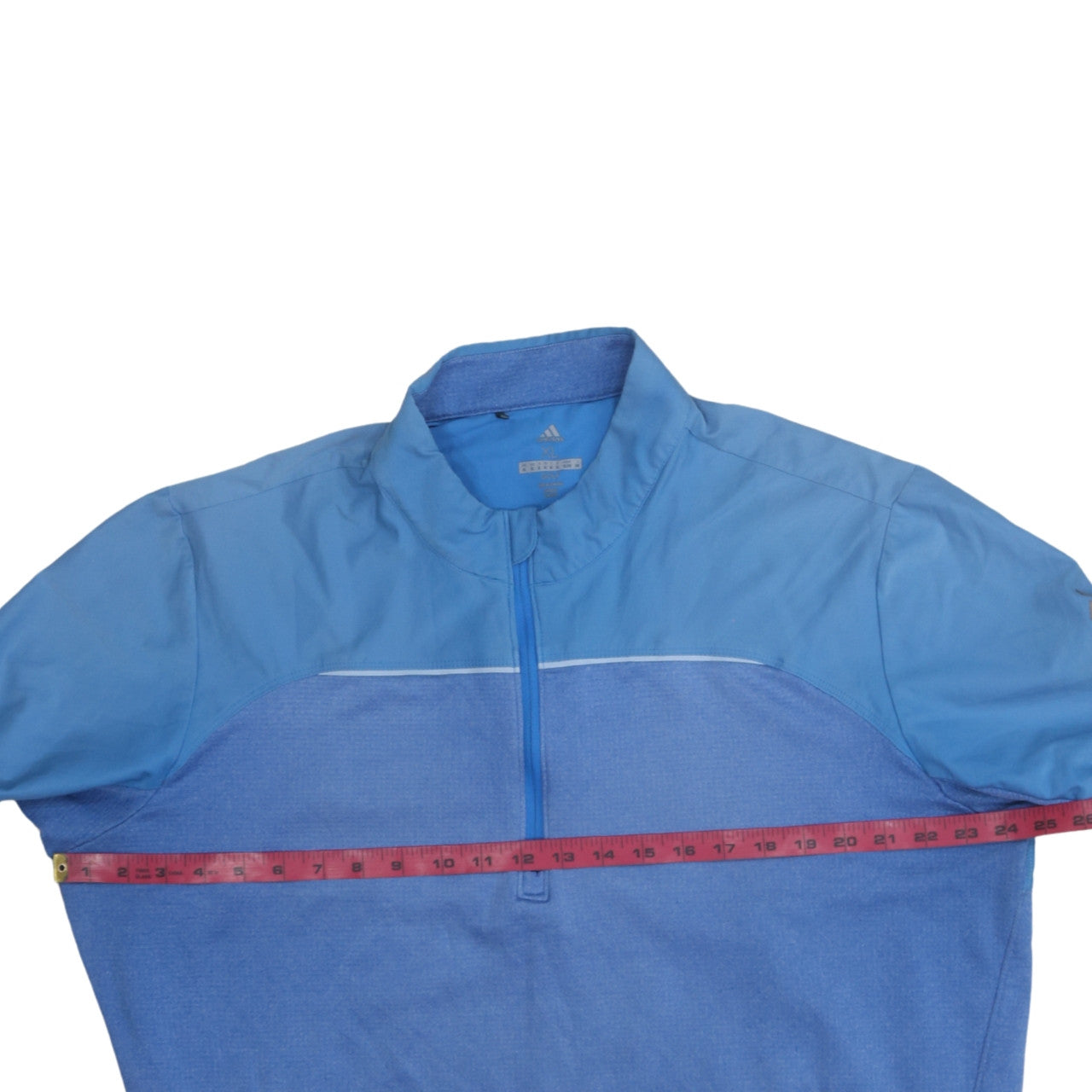adidas Men’s Blue XL Golf 1/2 Zip Mock Neck Sweatshirt