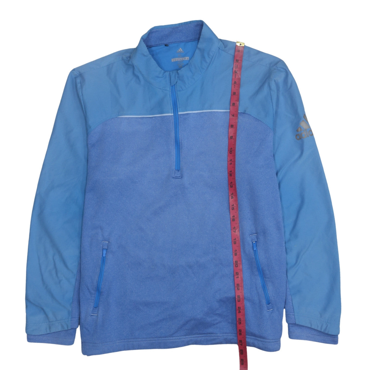 adidas Men’s Blue XL Golf 1/2 Zip Mock Neck Sweatshirt