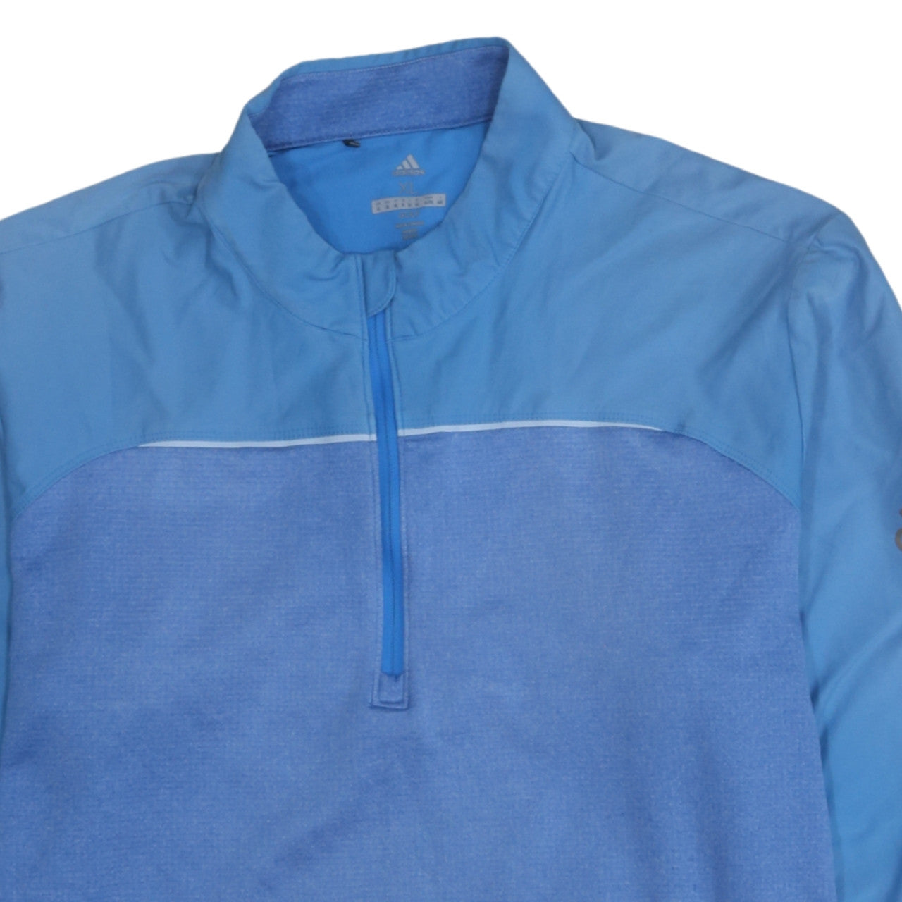 adidas Men’s Blue XL Golf 1/2 Zip Mock Neck Sweatshirt