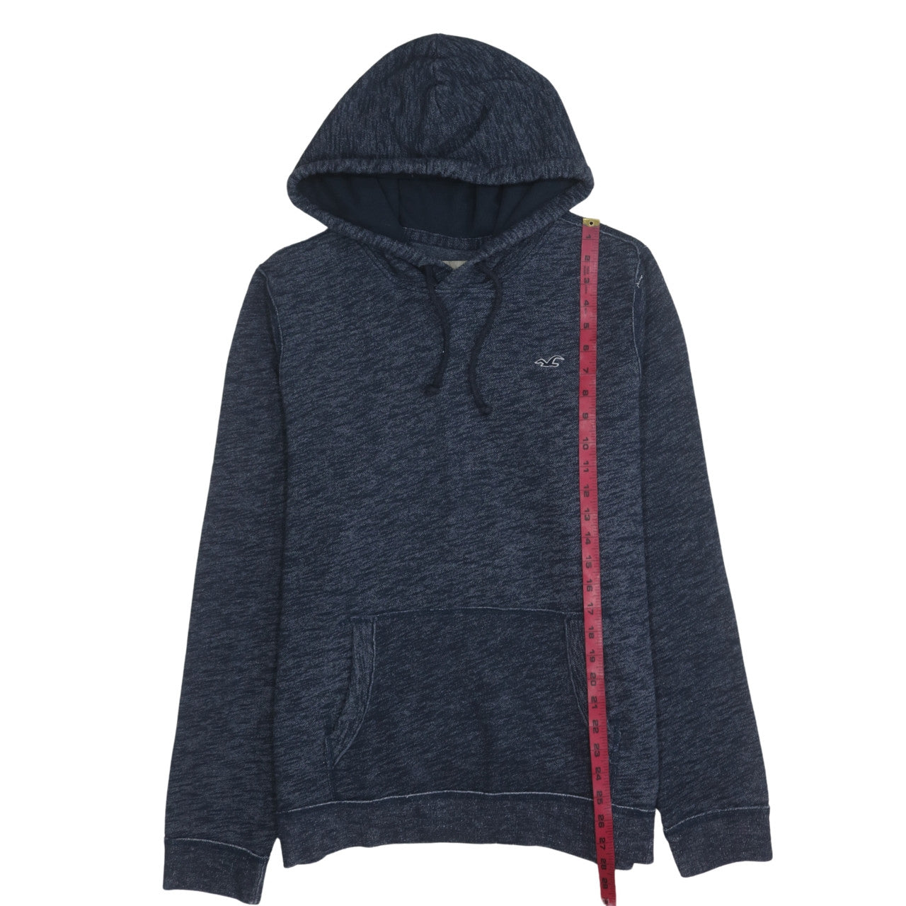 Hollister Mens Blue Pullover Hoodie XL Regular Fit Cotton Blend