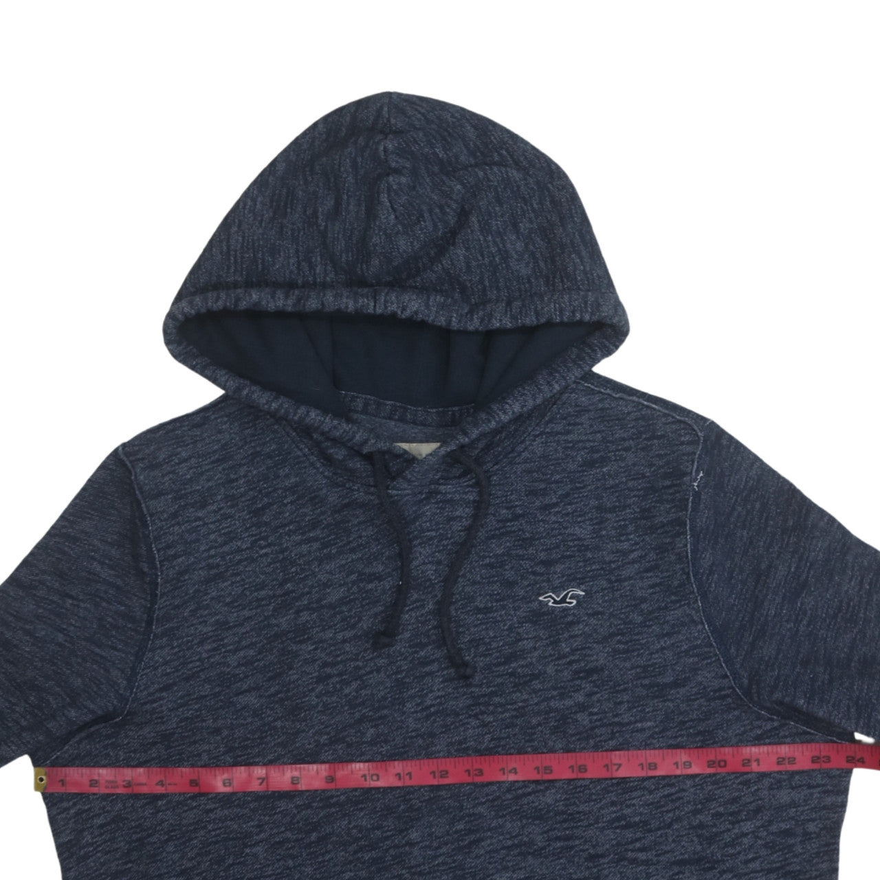 Hollister Mens Blue Pullover Hoodie XL Regular Fit Cotton Blend