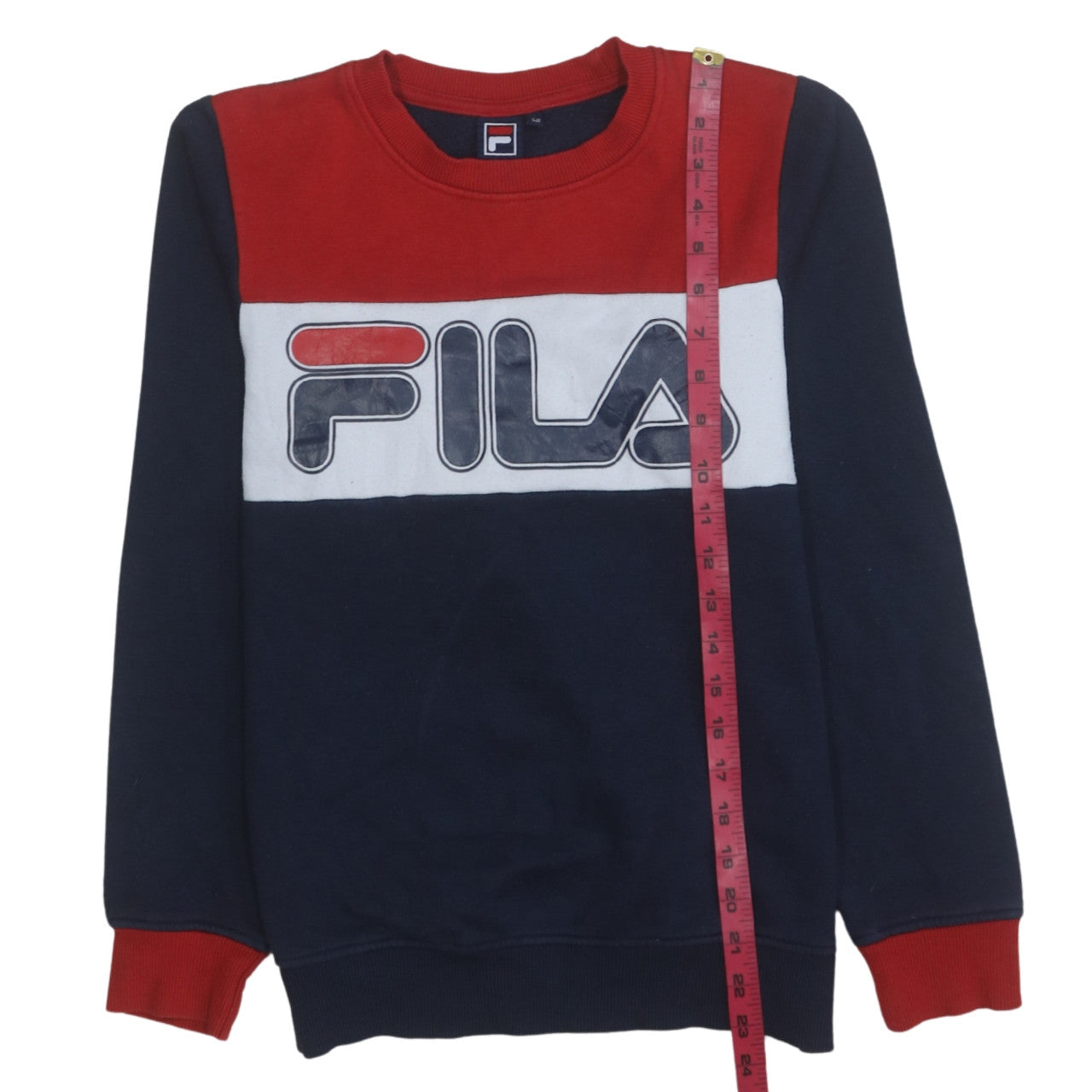 Fila Boys Multicoloured Pullover Sweatshirt 152cm Crew Neck Logo Design