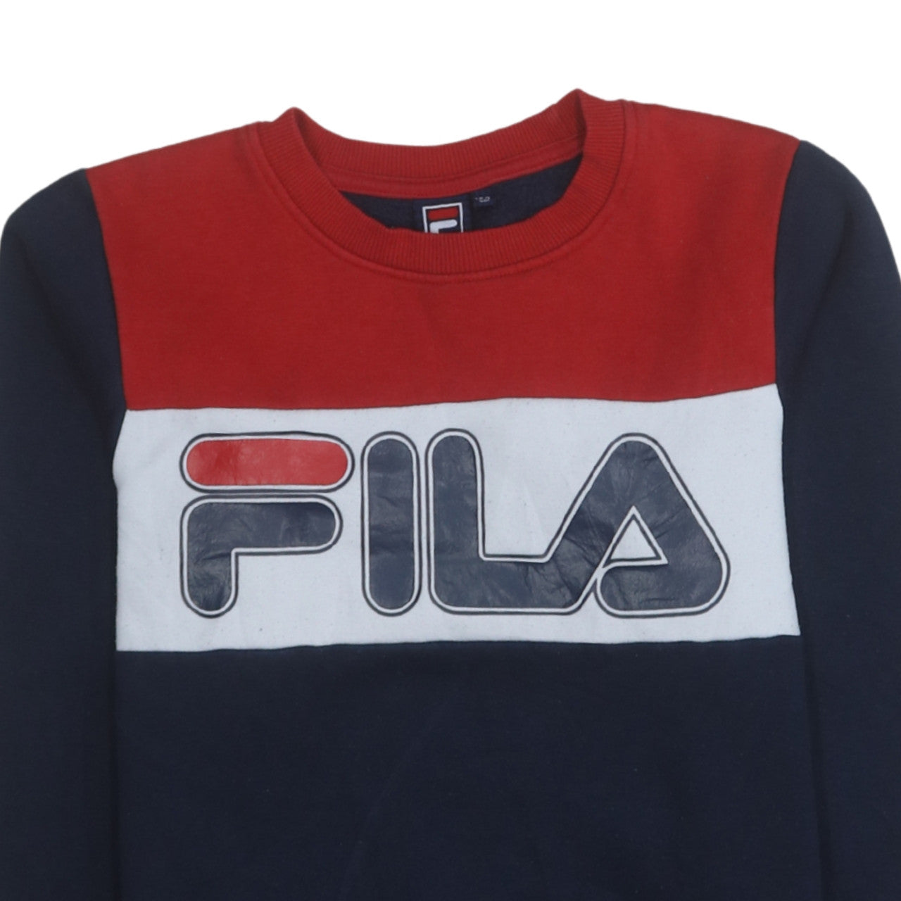 Fila Boys Multicoloured Pullover Sweatshirt 152cm Crew Neck Logo Design