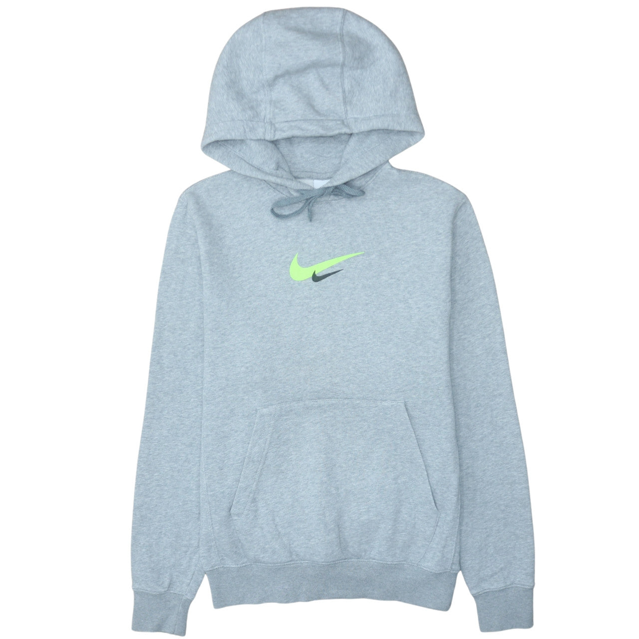 Nike Men's Grey XS Pullover Hoodie with Logo Print
