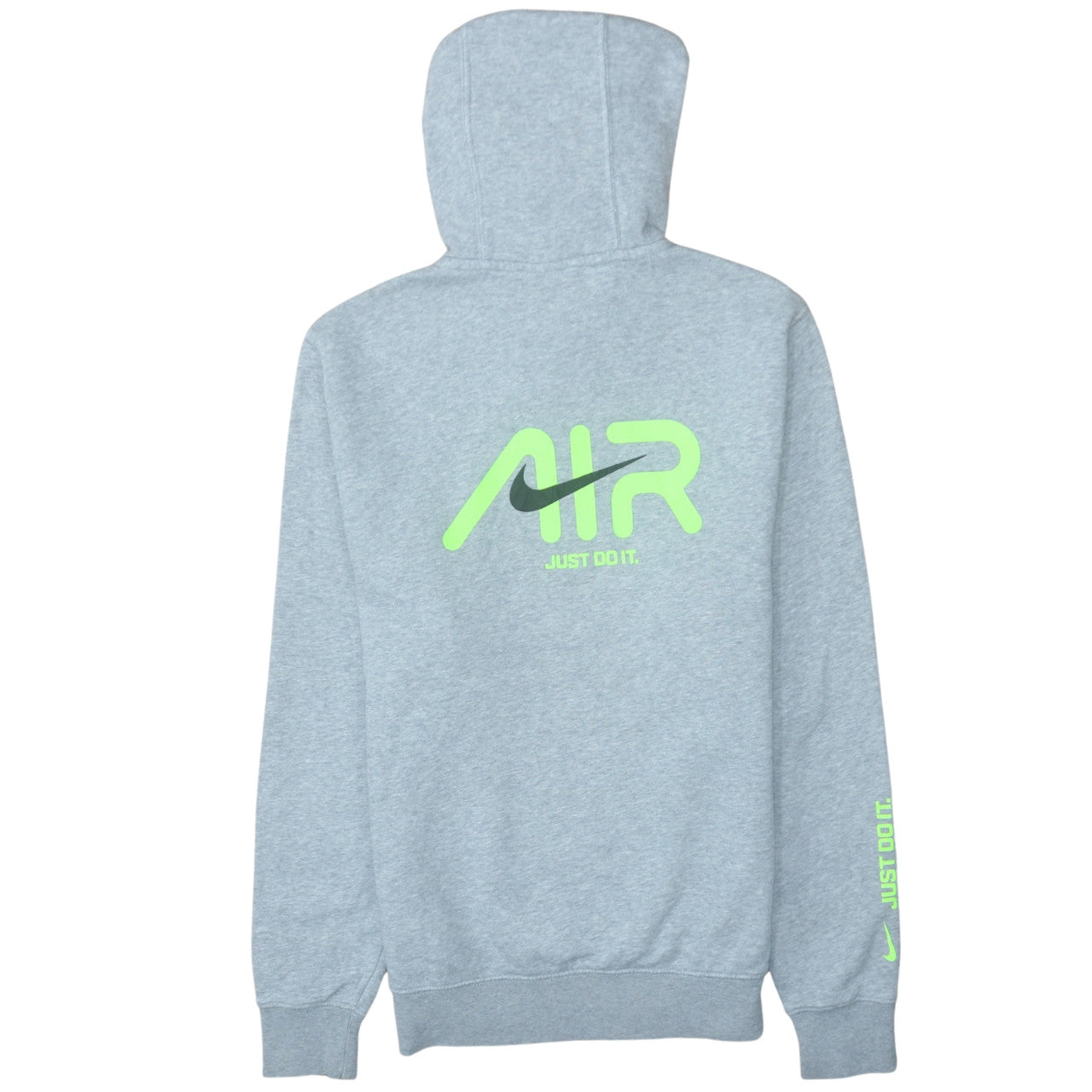 Nike Men's Grey XS Pullover Hoodie with Logo Print