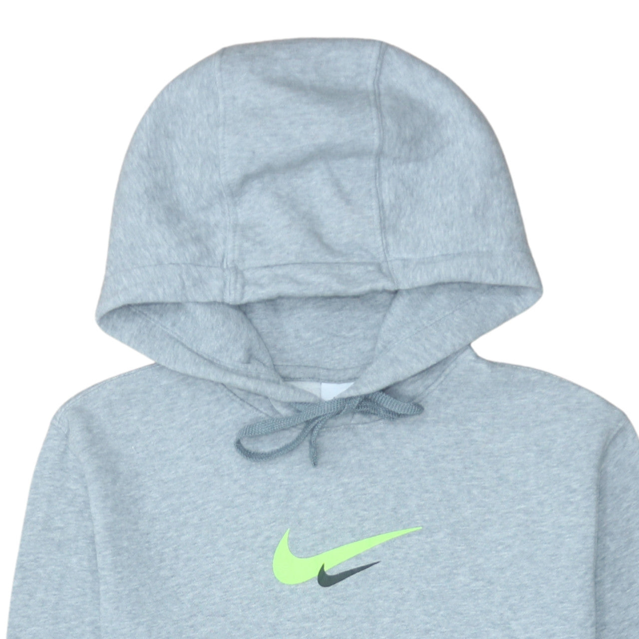 Nike Men's Grey XS Pullover Hoodie with Logo Print