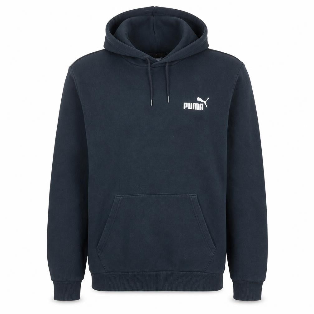 Puma Men's Black Pullover Hoodie Medium Regular Fit Sportswear