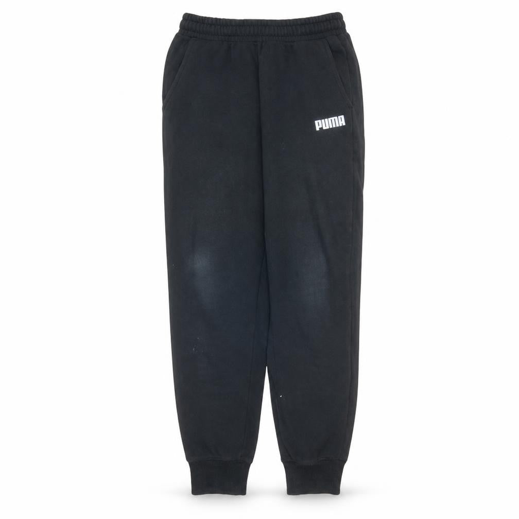 Puma Mens Black Jogger Sweatpants Size M Fleece Casual Activewear