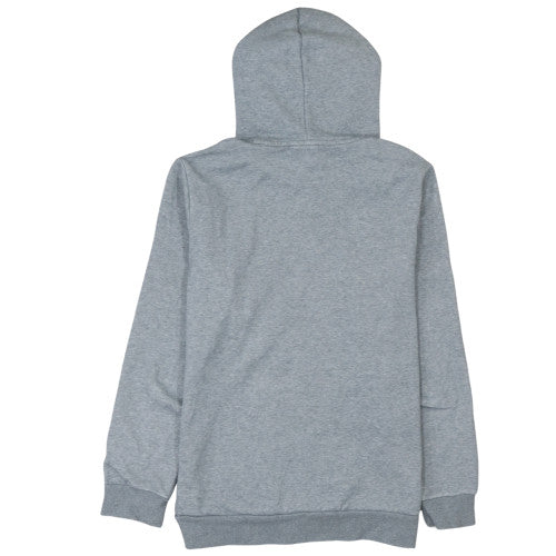 Puma Men's Grey Pullover Hoodie M Logo Graphic Fleece Sweatshirt