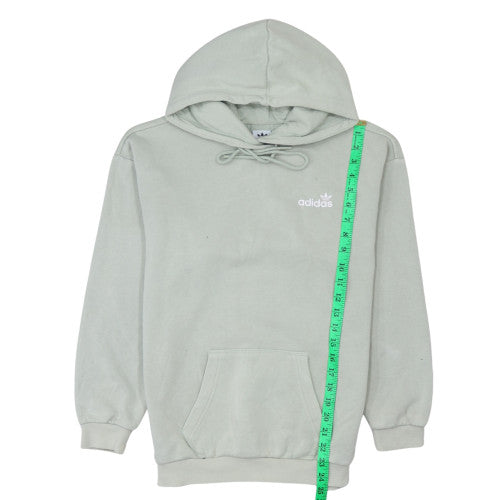adidas Men's Green Pullover Hoodie Size S Fleece Logo Sweatshirt