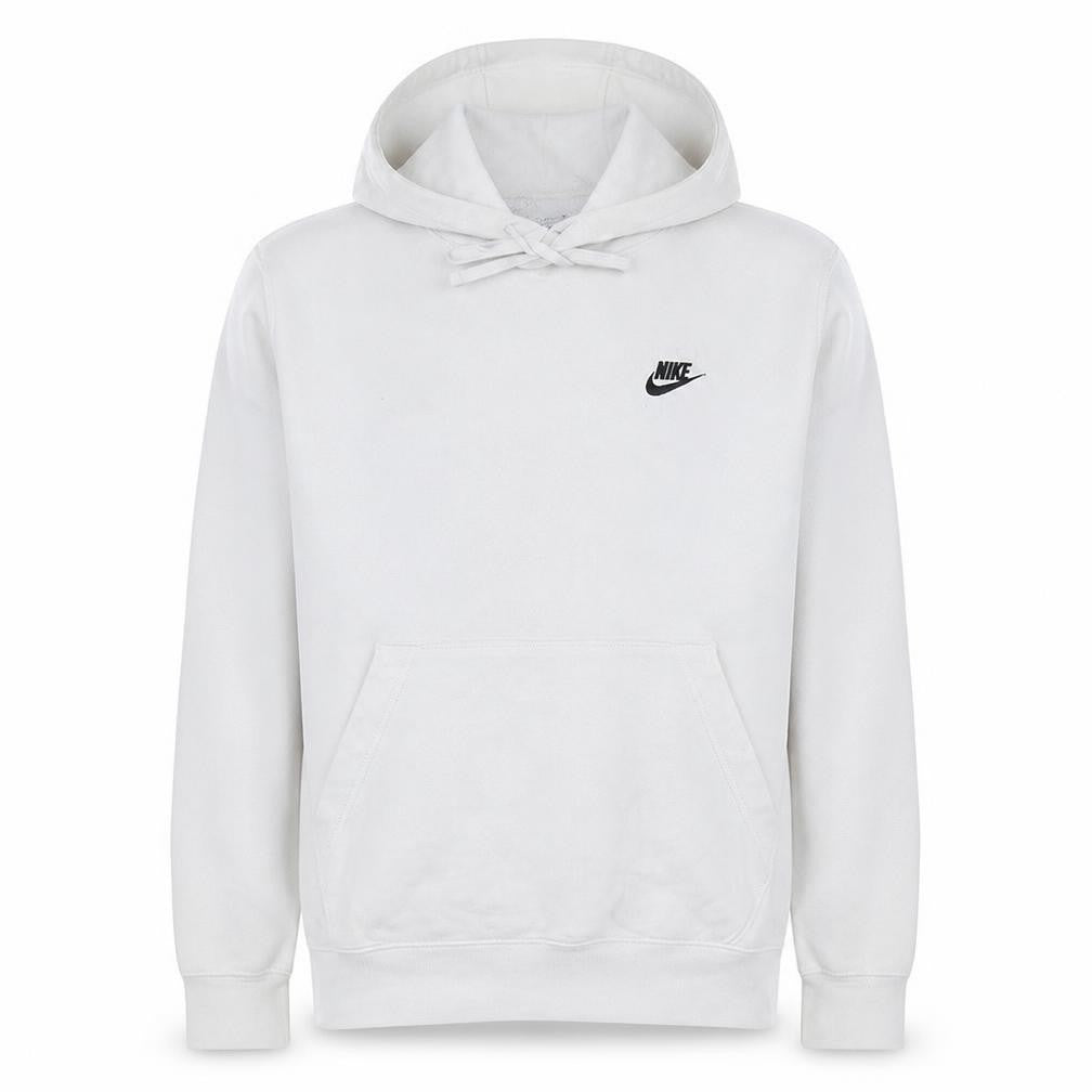 Nike Men’s White Pullover Hoodie Size S Fleece Sportswear