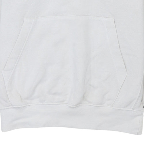 Nike Men’s White Pullover Hoodie Size S Fleece Sportswear