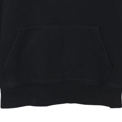 Tommy Hilfiger Men's Black Pullover Hoodie M Logo Cotton Sweatshirt