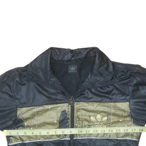 adidas Mens Black Gold Chile 62 Full Zip Sweatshirt XL