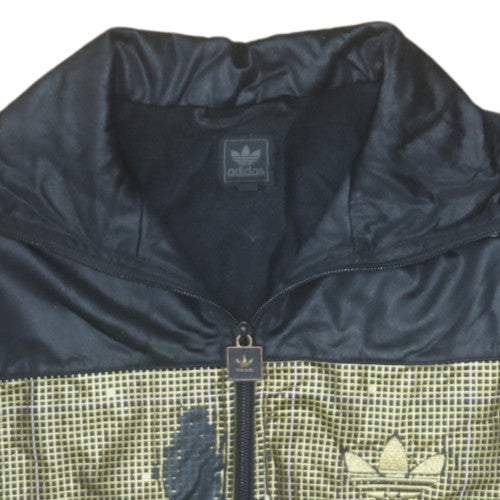 adidas Mens Black Gold Chile 62 Full Zip Sweatshirt XL