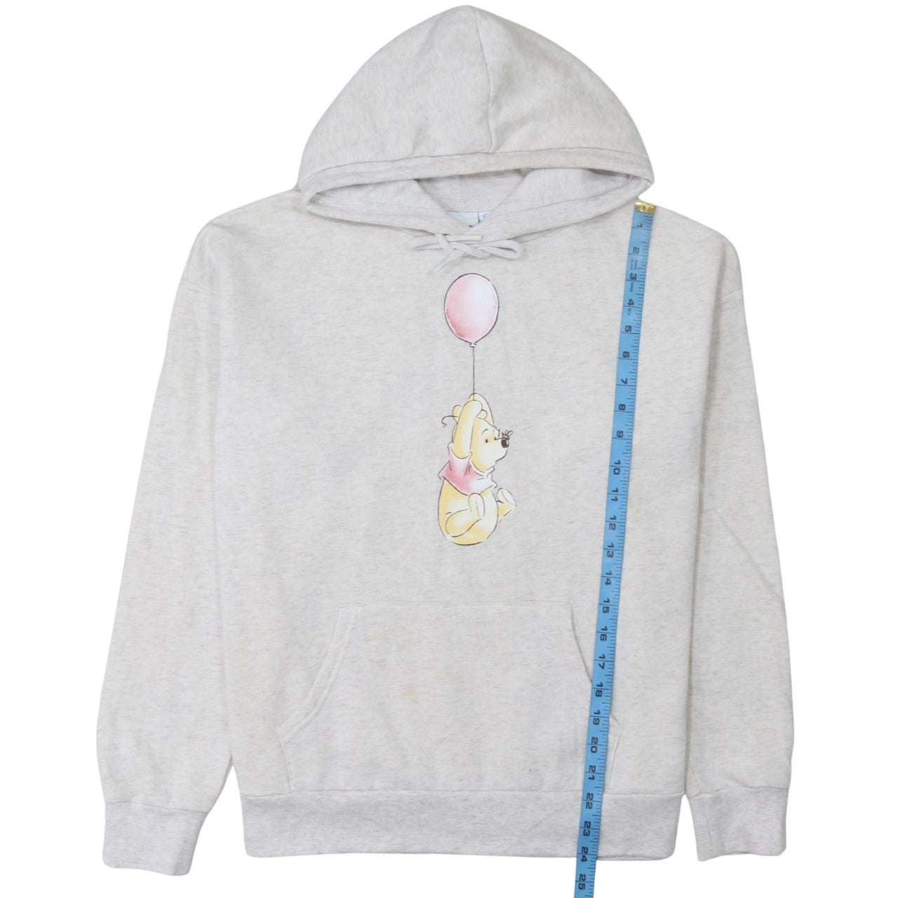 Disney Primark Women Beige Winnie the Pooh Pullover Hoodie Size S 10/12