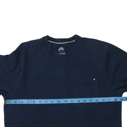 Nike SB Men’s Blue Cotton Crew Neck Pullover Sweatshirt M