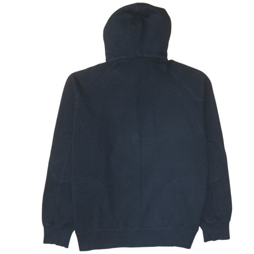 Nike Men's Black L Henley Fleece Hoodie Pullover Sweatshirt