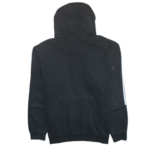 Adidas Mens Black XL Pullover Hoodie with Logo Print