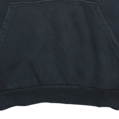 Adidas Mens Black XL Pullover Hoodie with Logo Print