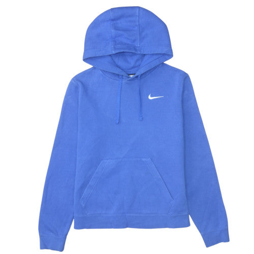 Nike Men's Blue Pullover Hoodie Medium Regular Fit Fleece