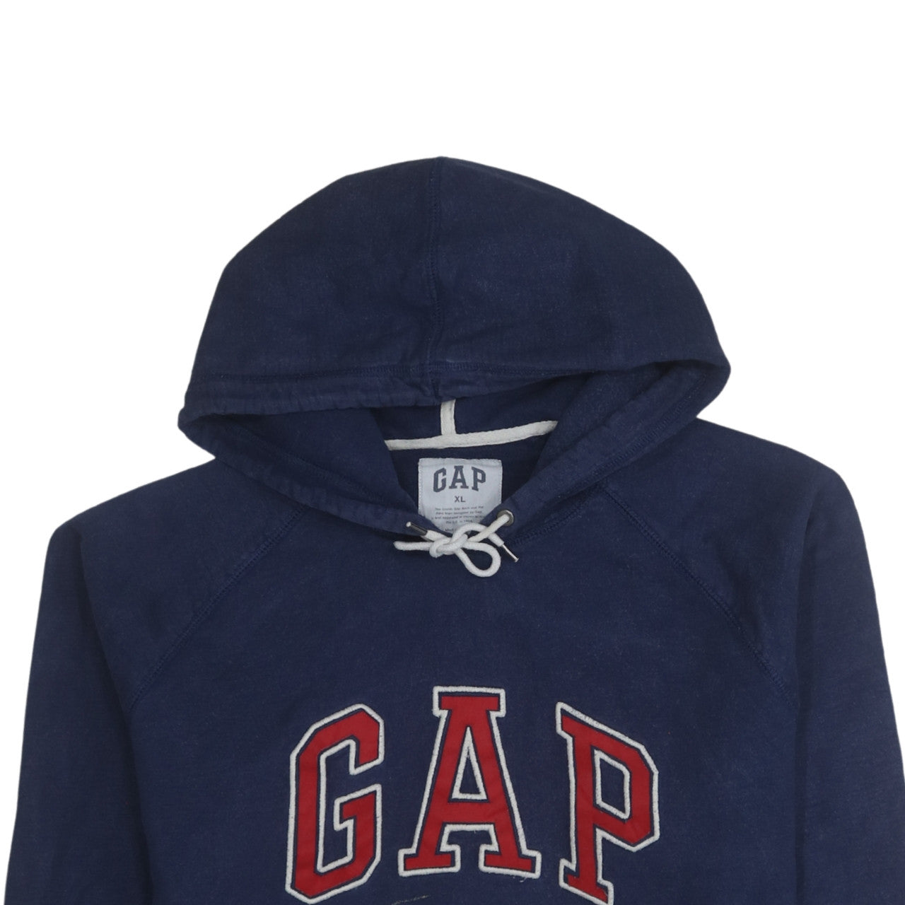 GAP Men's Blue Paris Pullover Hoodie XL Embroidered Logo Sweatshirt