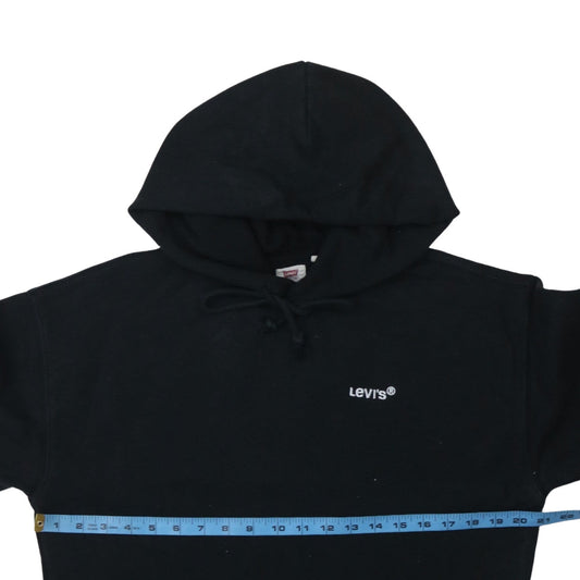Levi's Men's Black XS Relaxed Fit Pullover Hoodie