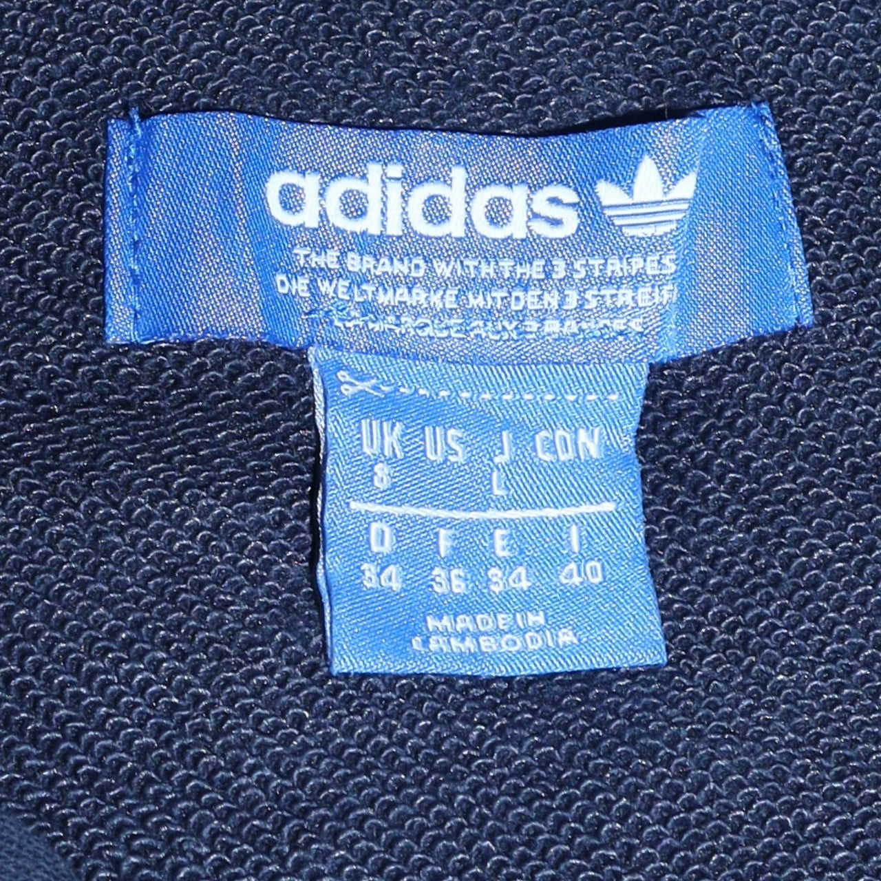 Adidas Womens Navy Blue 1/2 Zip Hooded Sweatshirt Size L